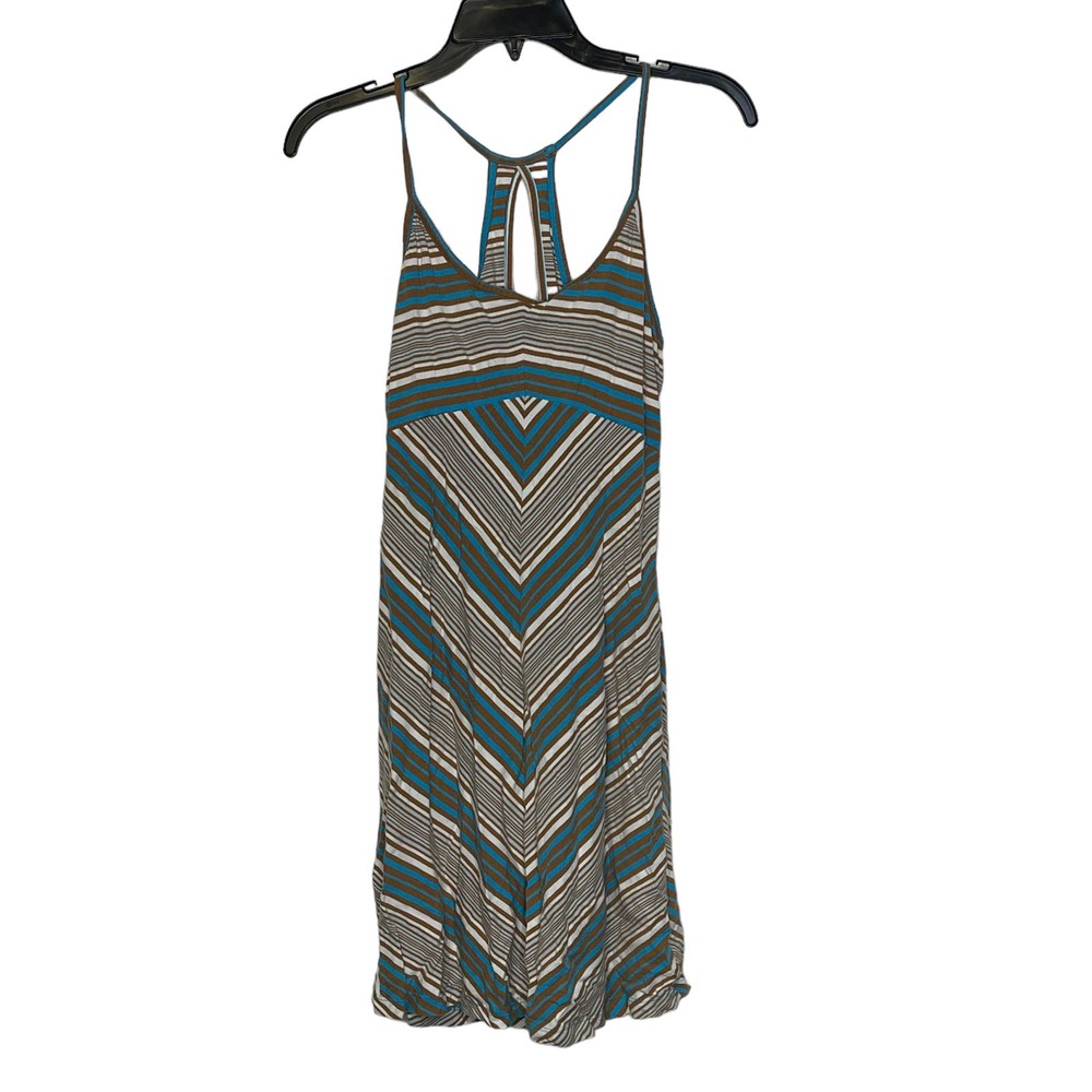 Patagonia Women's Spright Dress Small Chevron Racerback Tencel‎ Organic Cotton